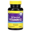 Фото товару InnovixLabs, Full Spectrum Vitamin K2, Вітамін K2, 90 капсул