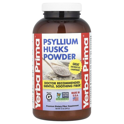 Основне фото товару Psyllium Husks Powder Основне фото товару Psyllium Husks Powder, Лушпиння насіння подорожника, 340 г