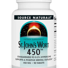 St. John's Wort Зверобой Source Naturals 90 таблеток