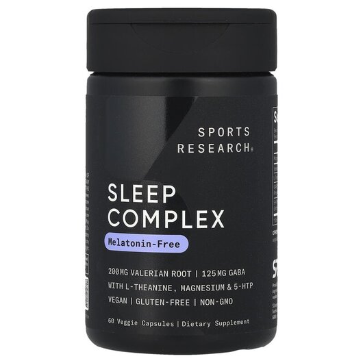 Основное фото товара Поддержка сна, Sleep Complex Melatonin-Free, 60 капсул