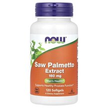 Пальметто 160 мг Saw Palmetto 160 mg NOW Foods 120 капсул Пальметто 160 мг Saw Palmetto 160 mg NOW Foods 120 капсул