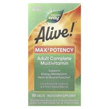 Max3 Potency Витамины Nature's Way 90 таблеток