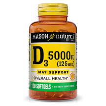 Вітамін D3 Vitamin D3 Mason 5,000 IU