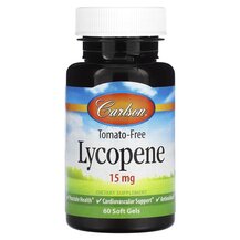 Lycopene 15 mg Tomato-Free Ликопин Carlson 60 капсул