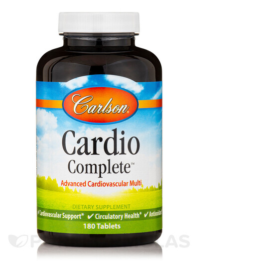 Основное фото товара Carlson, Кардио комплекс, Cardio Complete, 180 таблеток