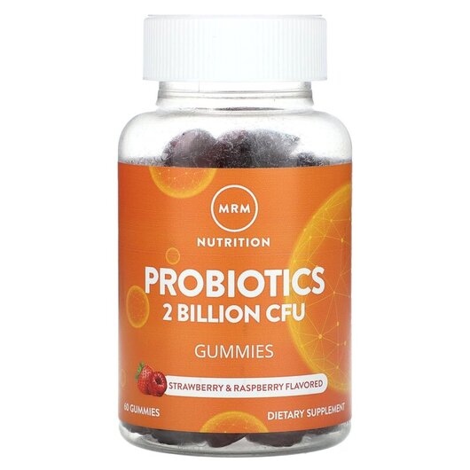 Основное фото товара Probiotics Gummies Strawberry & Raspberry 1 Billion, Пробиоти