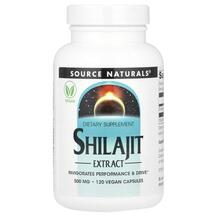 Shilajit Extract 500 mg Шилайт Source Naturals 120 капсул