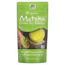 Matcha Green Tea Чай Матча NOW Foods 85 г