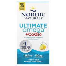 Ultimate Omega + CoQ10 Омега + Убихинол CoQ10 Nordic