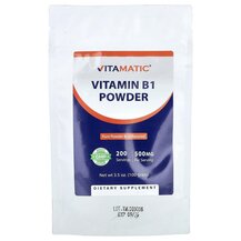 Vitamin B1 Powder Unflavored Витамин B1 Тиамин Vitamatic Vitamin B1 Powder Unflavored Витамин B1 Тиамин Vitamatic