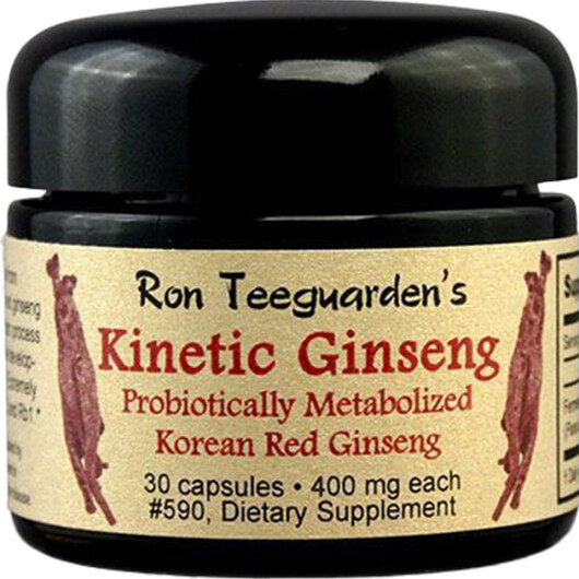 Основное фото товара Kinetic Ginseng Основное фото товара Dragon Herbs, Женьшень, Kinetic Ginseng, 30 капсул