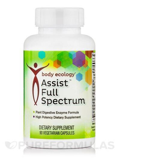 Основне фото товару Assist Full Spectrum Основне фото товару Body Ecology, Assist Full Spectrum, Ферменти, 90 капсул