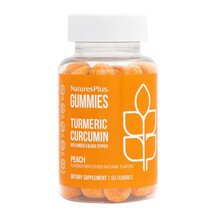 Turmeric Curcumin Gummies Peach Flavor Куркумин Natures