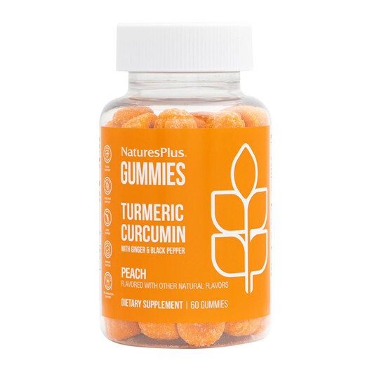 Основное фото товара Turmeric Curcumin Gummies Peach Flavor Основное фото товара Куркумин, Turmeric Curcumin Gummies Peach Flavor, 60 таблеток
