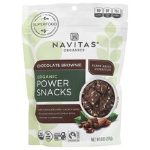 Power Snacks Chocolate Cacao Какао в порошке Navitas 227 г