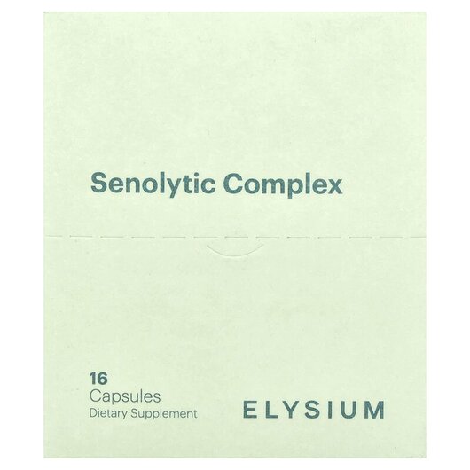 Основне фото товару Elysium, Senolytic Complex, Клітинне здоров'я, 16 капсул