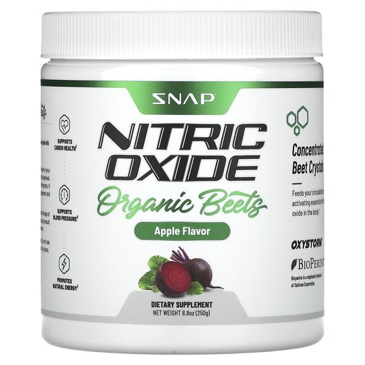 Основне фото товару Nitric Oxide Organic Beets Apple Основне фото товару Nitric Oxide Organic Beets Apple, Червоний буряк, 250 г