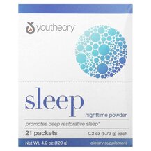 Підтримка сну Sleep Nighttime Powder Youtheory 21 шт Підтримка сну Sleep Nighttime Powder Youtheory 21 шт