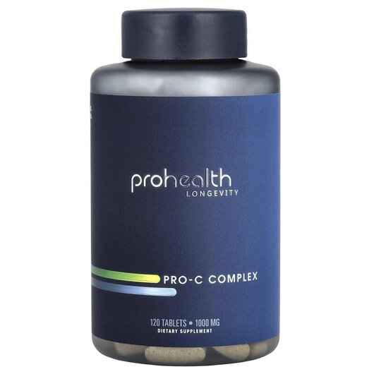Основное фото товара ProHealth Longevity, Витамин C, Pro-C Complex 1000 mg, 120 таблет