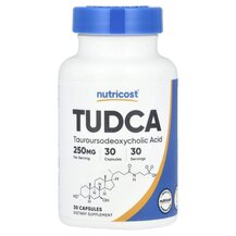 TUDCA 250 mg Тудка Nutricost 30 капсул TUDCA 250 mg Тудка Nutricost 30 капсул