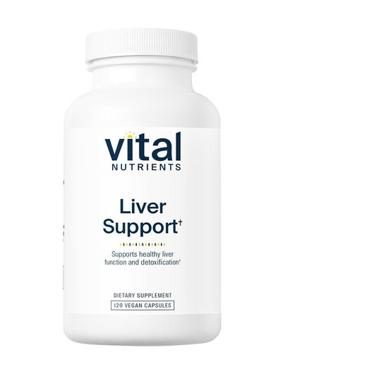Основне фото товару Liver Support Основне фото товару Vital Nutrients, Liver Support, Підтримка печінки, 120 капсул