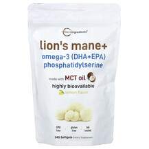 ДГК Lion's Mane + Omega-3 DHA+EPA Phosphatidylserine Lemon