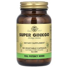 Super Ginkgo Супер Гинкго Билоба Solgar 120 капсул Super Ginkgo Супер Гинкго Билоба Solgar 120 капсул
