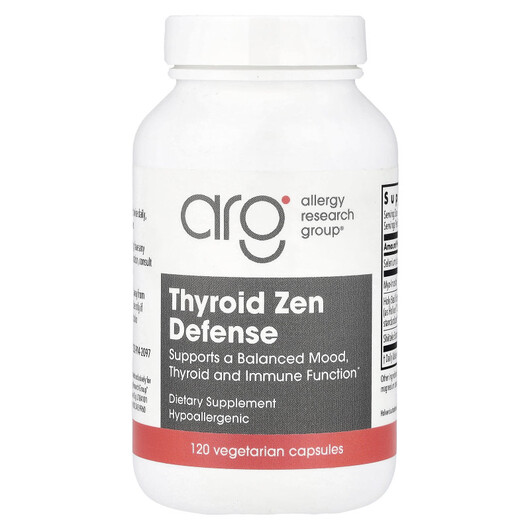 Основне фото товару Thyroid Zen Defense Основне фото товару Thyroid Zen Defense, Підтримка щитоподібної залози, 90 капсул