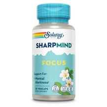 SharpMind Focus Поддержка мозга Solaray 30 капсул
