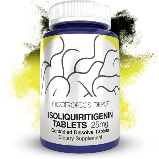 Основне фото товару Isoliquiritigenin Quick Dissolve Tablets Основне фото товару Isoliquiritigenin Quick Dissolve Tablets, Підтримка мозку, 60 Tab
