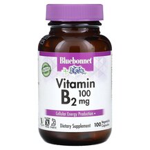 Вітамін B Vitamin B2 100 mg Bluebonnet Nutrition Вітамін B Vitamin B2 100 mg Bluebonnet Nutrition
