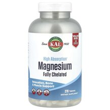 Magnesium Fully Chelated Магний KAL 270 таблеток