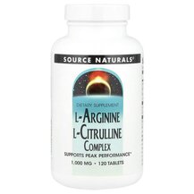 L-Arginine L-Citrulline Complex 1000 mg L-Аргинин Source