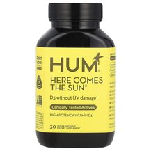 Вітамін D3 Here Comes The Sun HUM Nutrition 30 капсул Вітамін D3 Here Comes The Sun HUM Nutrition 30 капсул