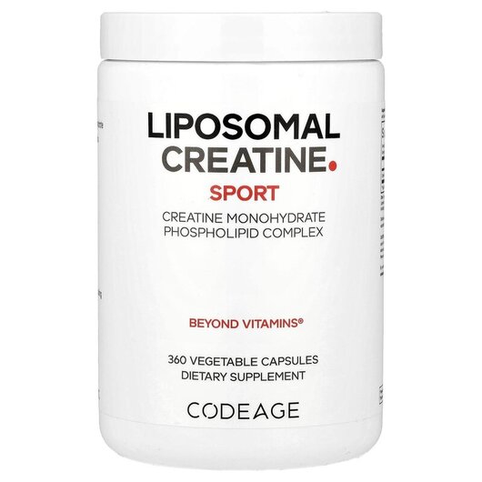 Основное фото товара CodeAge, Креатин, Liposomal Creatine, 300 капсул