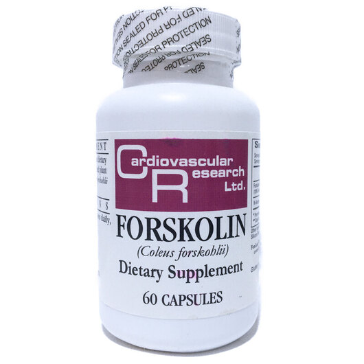 Основне фото товару Forskolin Основне фото товару Cardiovascular Research Ltd., Forskolin, Форсколін, 60 капсул