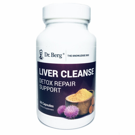 Основне фото товару Liver Cleanse Detox Repair Support Основне фото товару Dr. Berg, Liver Cleanse, Очищення печінки, 60 капсул