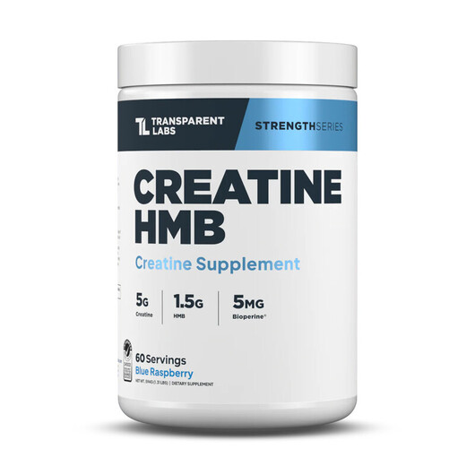 Основне фото товару Transparent Labs, Creatine HMB Blue Raspberry, Креатин, 594 г