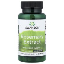 Rosemary Extract Standardized 500 mg Розмарин Swanson