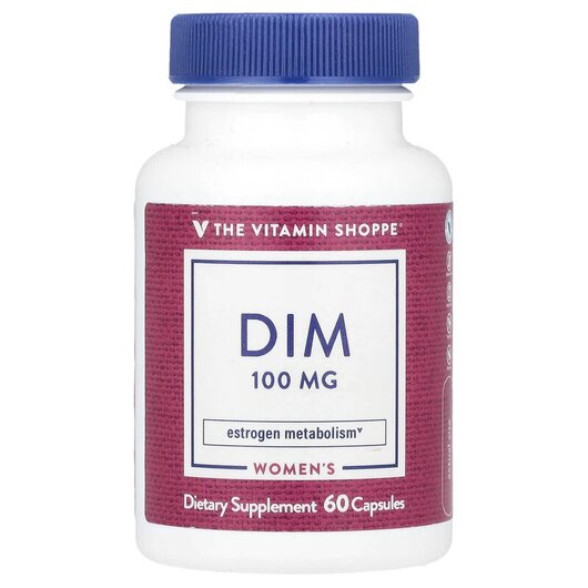 Основне фото товару Women's DIM Основне фото товару TheVitaminShoppe, Women's DIM, Дііндолілметан, 60 капсул