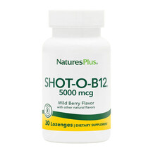 Метилкобаламін B12 Shot-O-B12 Natures Plus 30 таблеток