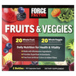 Фото товару Fruits And Veggies Фото товару Force Factor, Fruits And Veggies, Супергрінс, 2 шт