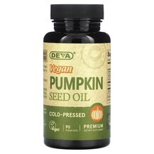 Гарбузова олія Vegan Pumpkin Seed Oil Deva 90 капсул