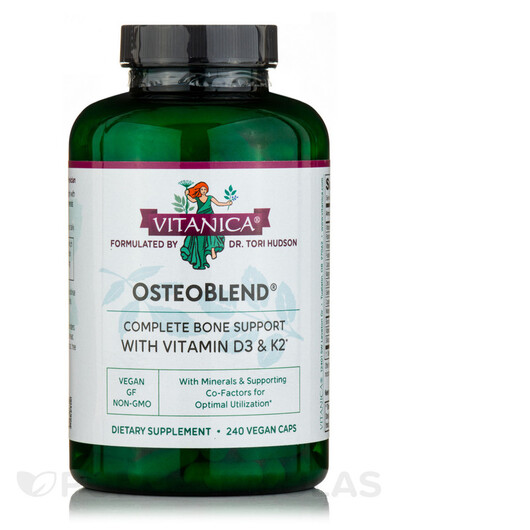 Основное фото товара OsteoBlend Основное фото товара Vitanica, Поддержка суставов, OsteoBlend, 240 капсул