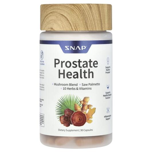 Основне фото товару Snap Supplements, Prostate Health, Підтримка простати, 90 капсул
