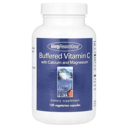Основне фото товару Allergy Research Group, Buffered Vitamin C, Вітамін C, 120 капсул