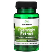 Eyebright Extract 400 mg Очанка Swanson 60 капсул
