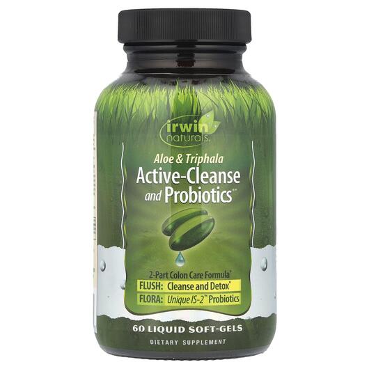 Основне фото товару Aloe & Triphala Active-Cleanse and Probiotics Основне фото товару Active-Cleanse and Probiotics, Детокс та очищення, 60 капсул