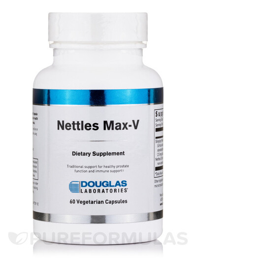 Основное фото товара Nettles Max-V Stinging Nettle Основное фото товара Крапива, Nettles Max-V Stinging Nettle, 60 капсул