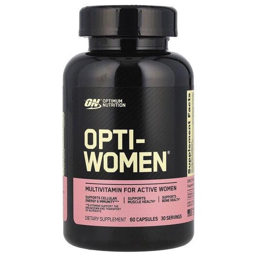 Основное фото товара Opti-Women Основное фото товара Optimum Nutrition, Опти Вумен, Opti-Women, 60 капсул
